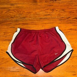 Women’s Nike Shorts (Maroon/Deep Red)